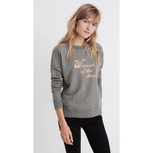 Madewell x Bliss and Mischief Woman of the Hour Sweatshirt Size XS New w…